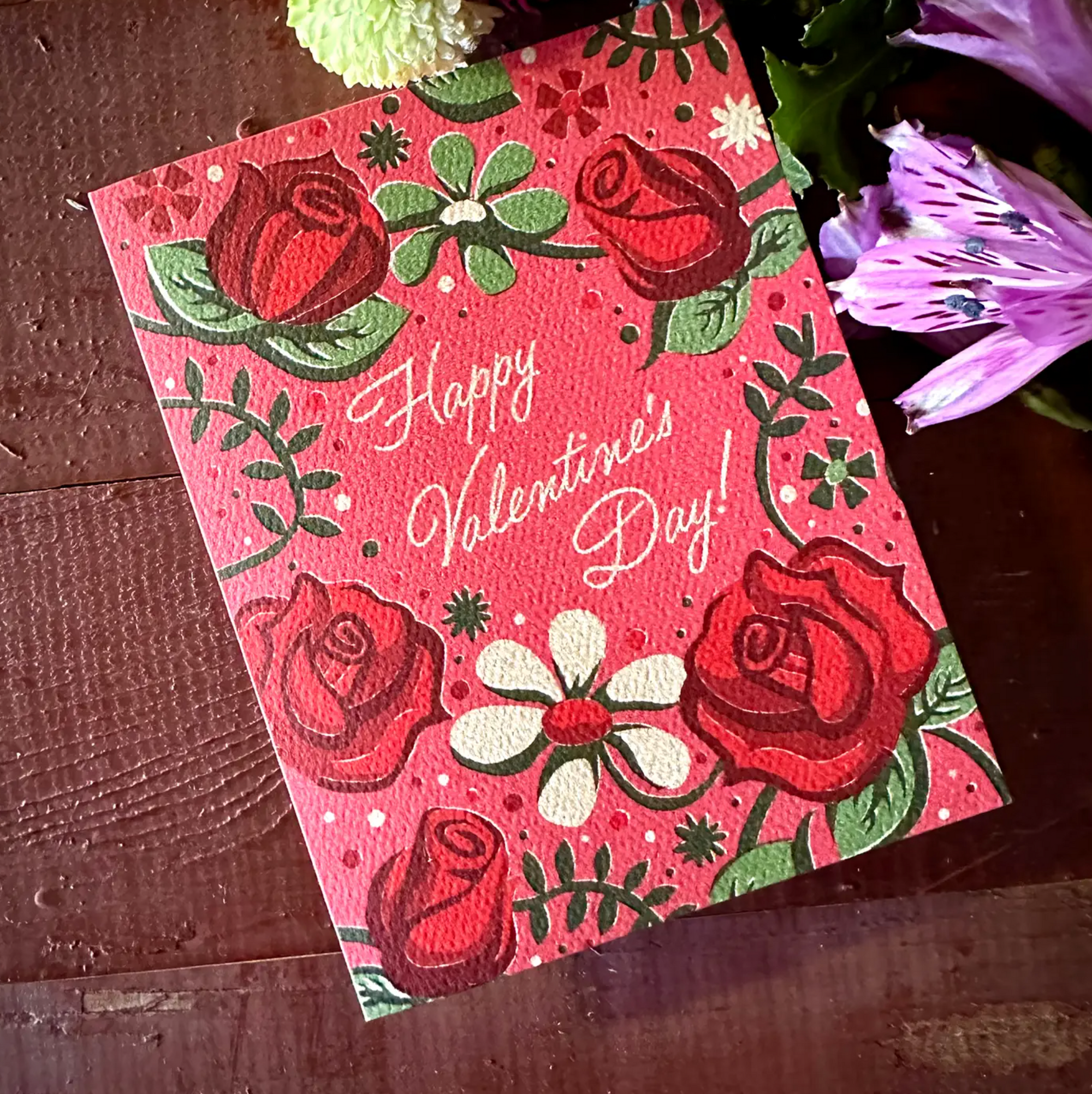 Roses Valentine's Day Card