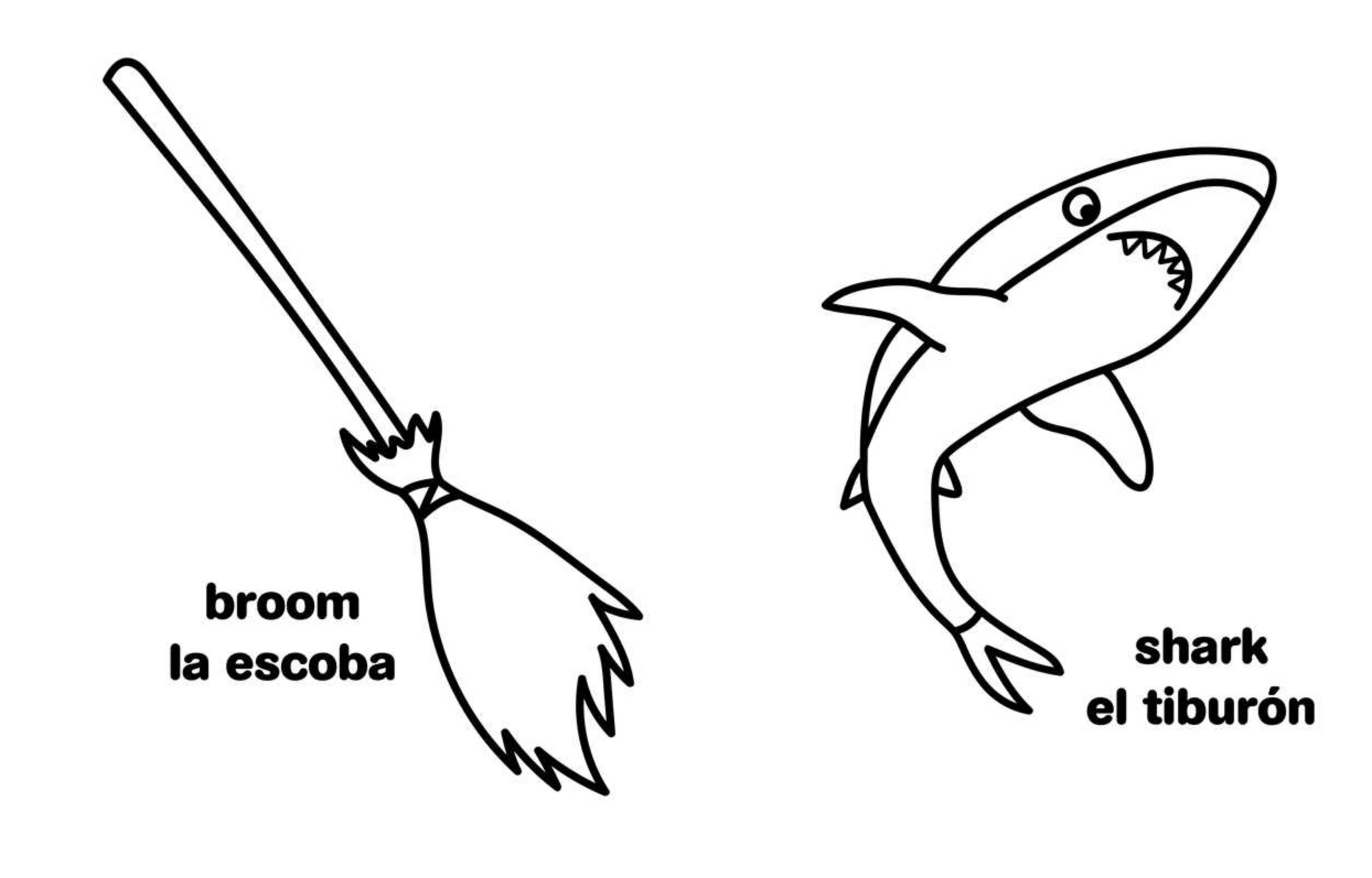 My First Big Book of Bilingual Coloring: Spanish