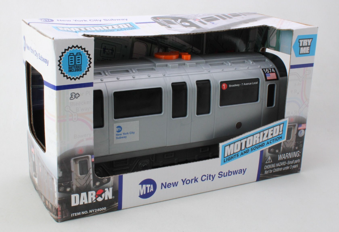 MTA MOTORIZED SUBWAY CAR W/LIGHTS & SOUND