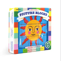 Simple Things Picture Blocks 9 Piece Puzzle