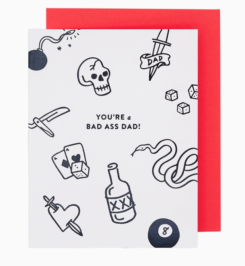 Bad Ass Dad Card