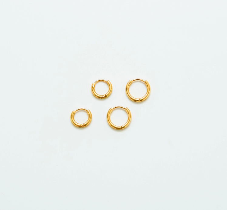 Gold Double Pack - Mini Hoop Earrings