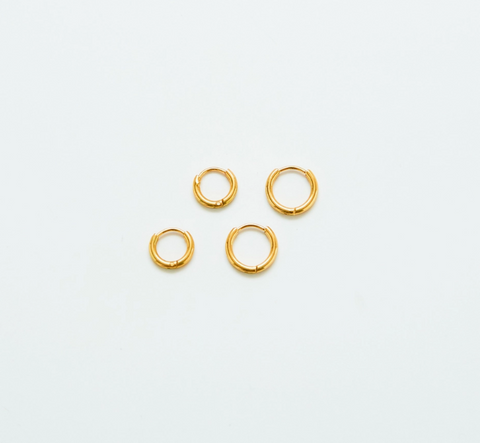 Gold Double Pack - Mini Hoop Earrings