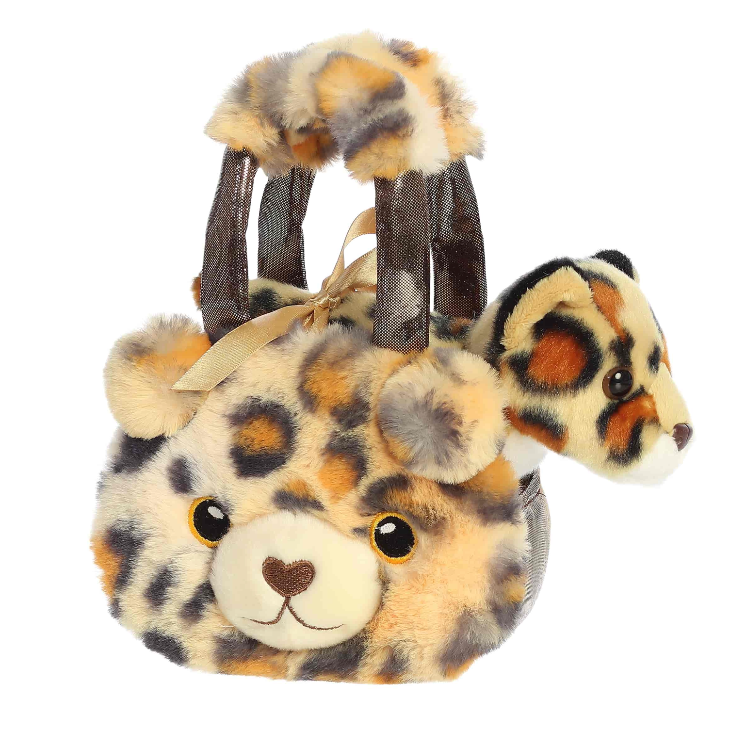 8" Fancy Pals Fuzzy Face Jaguar