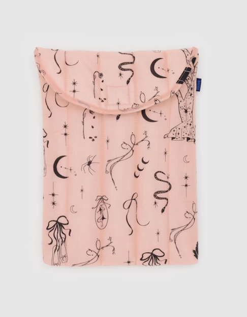 Puffy Laptop Sleeve 13"/14" - Ballet Icons