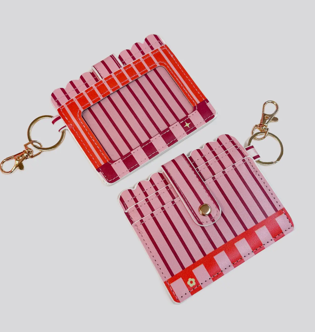 Pinkie Pinstripe Wallet