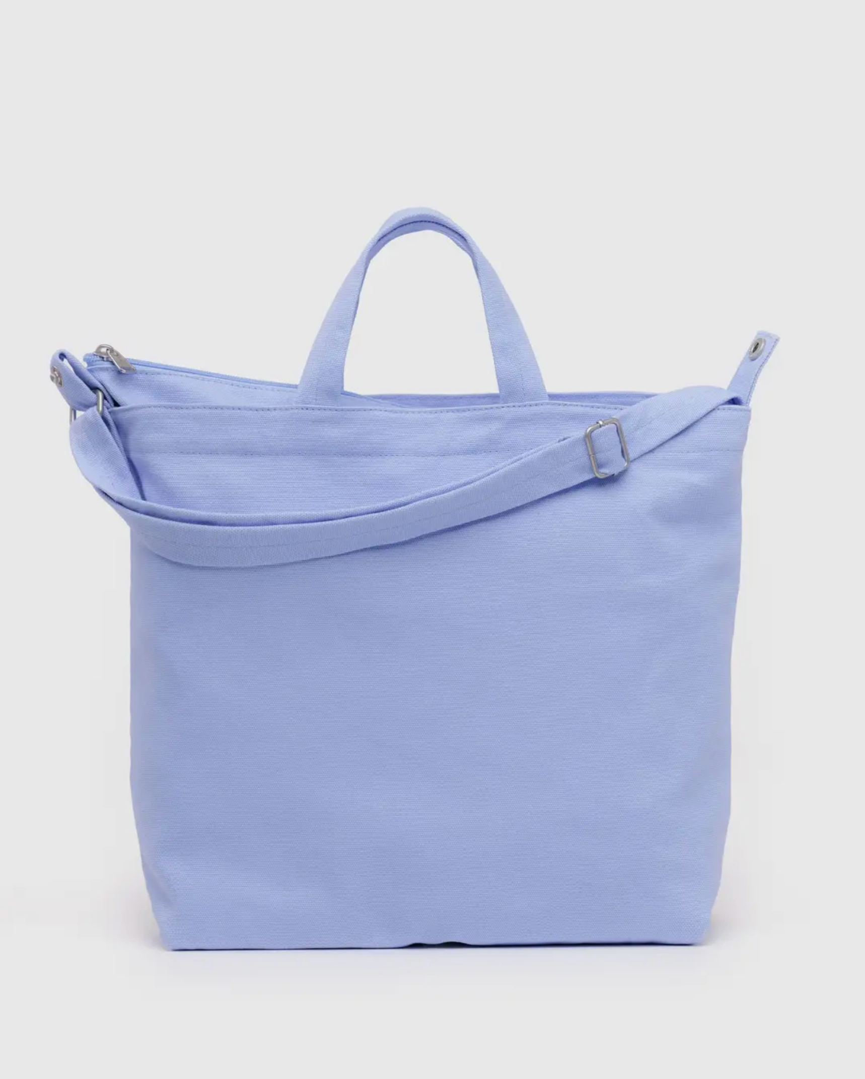Horizontal Zip Duck Bag French Blue