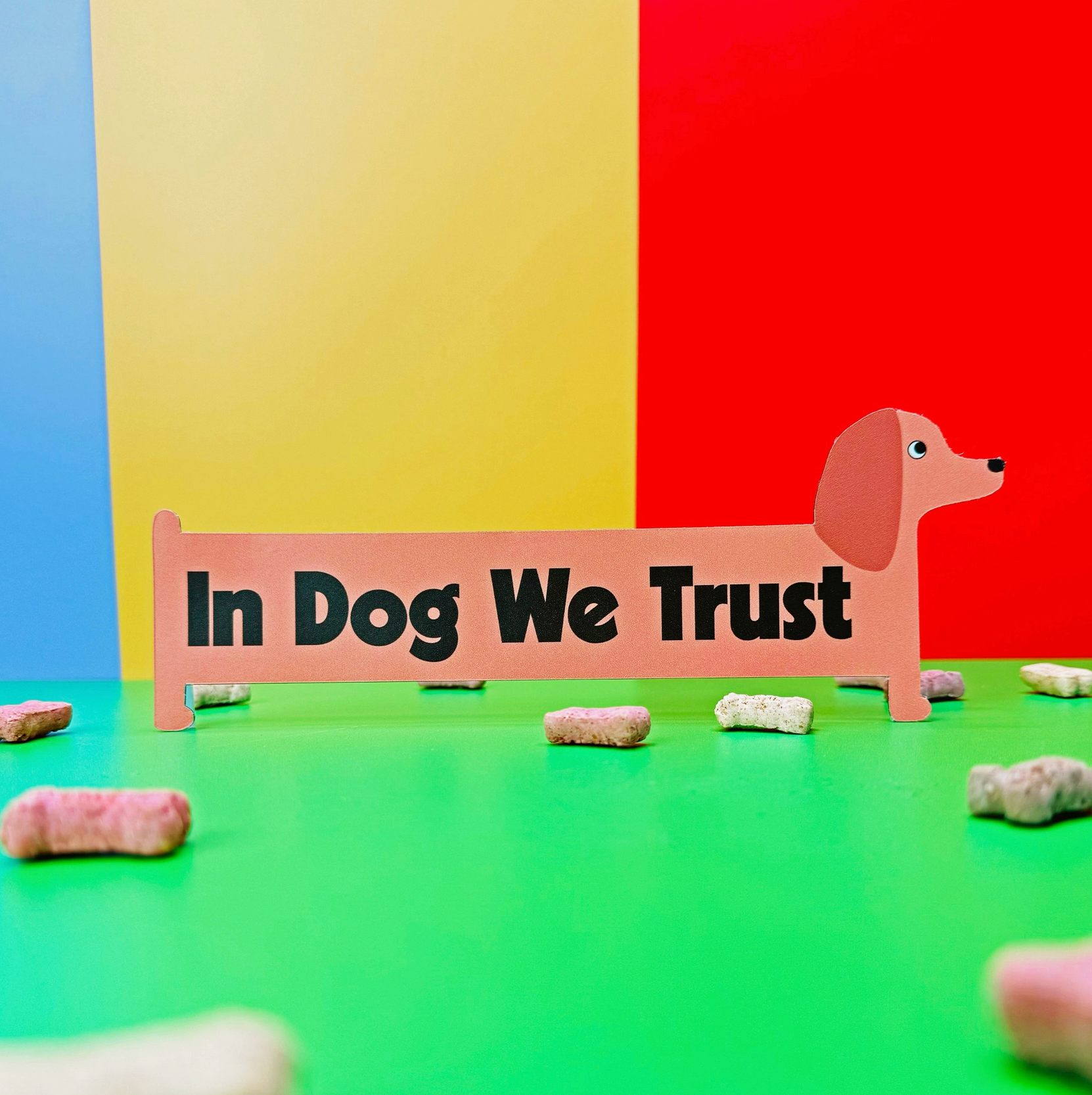 In Dog We Trust Car Magnet