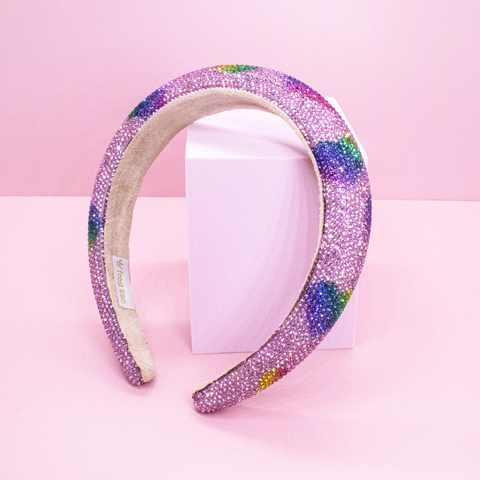 Rhinestone Heart Headband