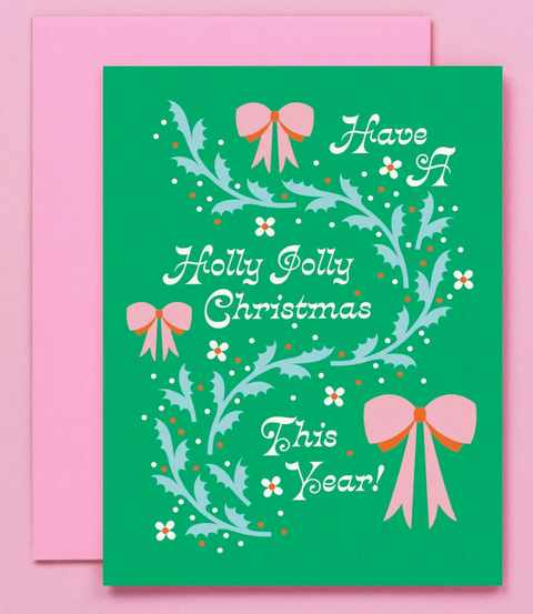 Holly Jolly Christmas Card