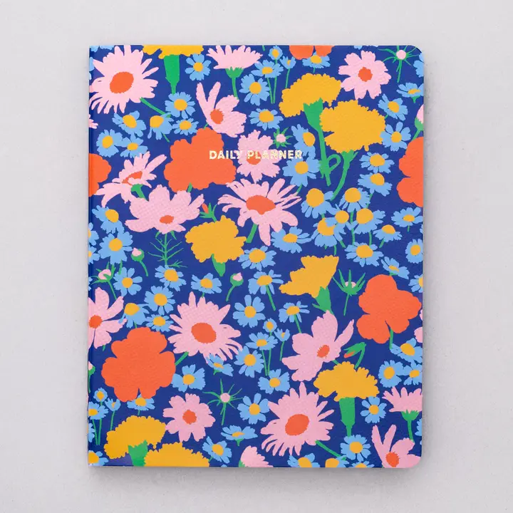 Blue Floral To Do Planner
