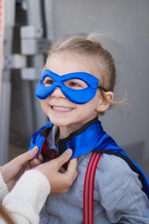 Reversible Adventure Cape & Mask, Size 5-6