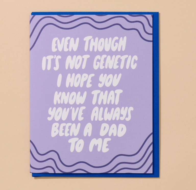 Not Genetic Father's Day Card