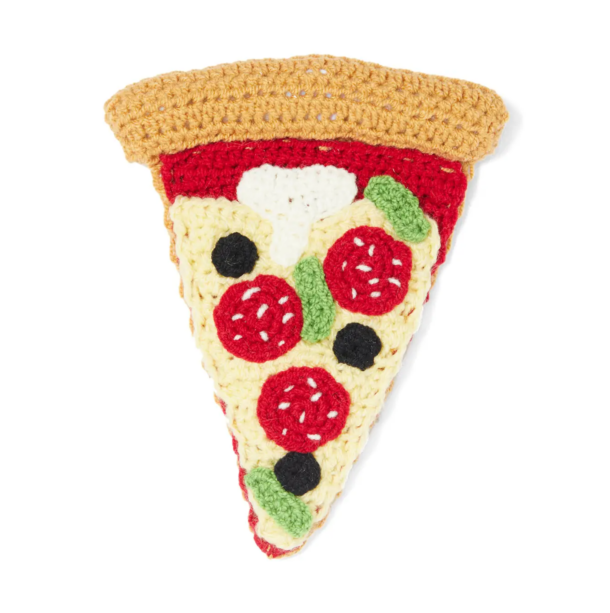 NYC Crochet Rattle Pizza