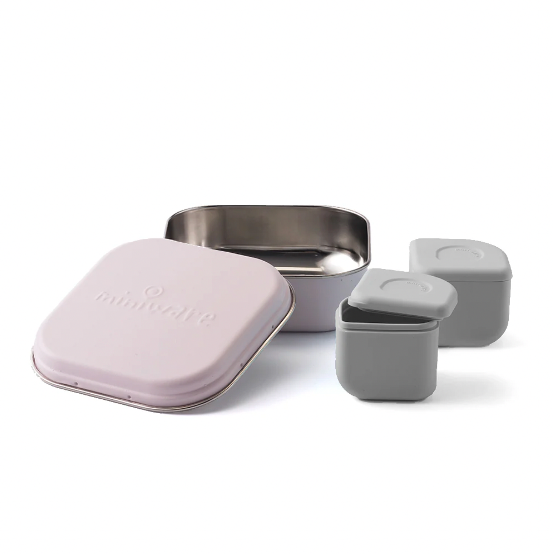 GrowBento: All Ages Bento Box - Cotton Candy + Dove Grey