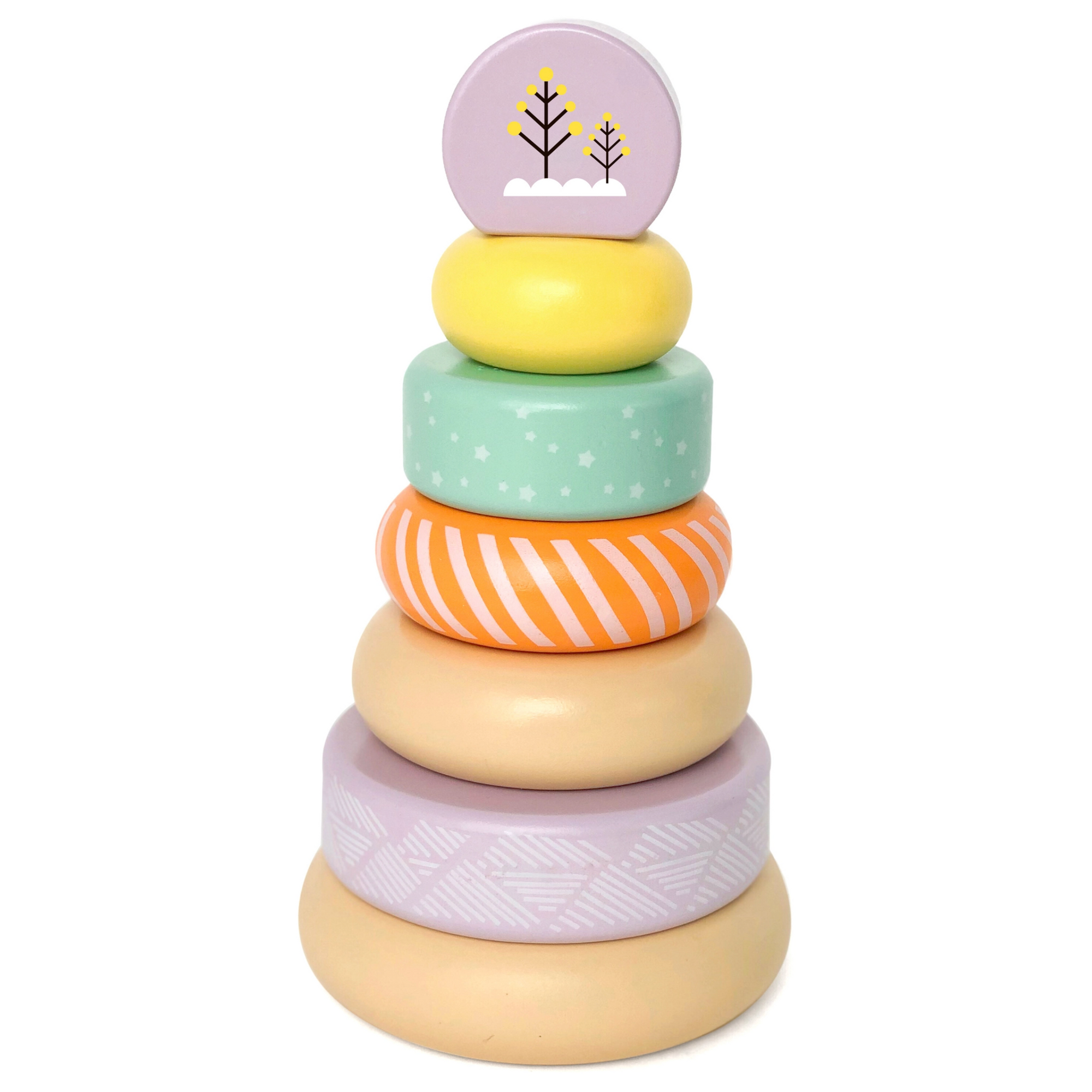 Wooden Stacking Toys Pastel