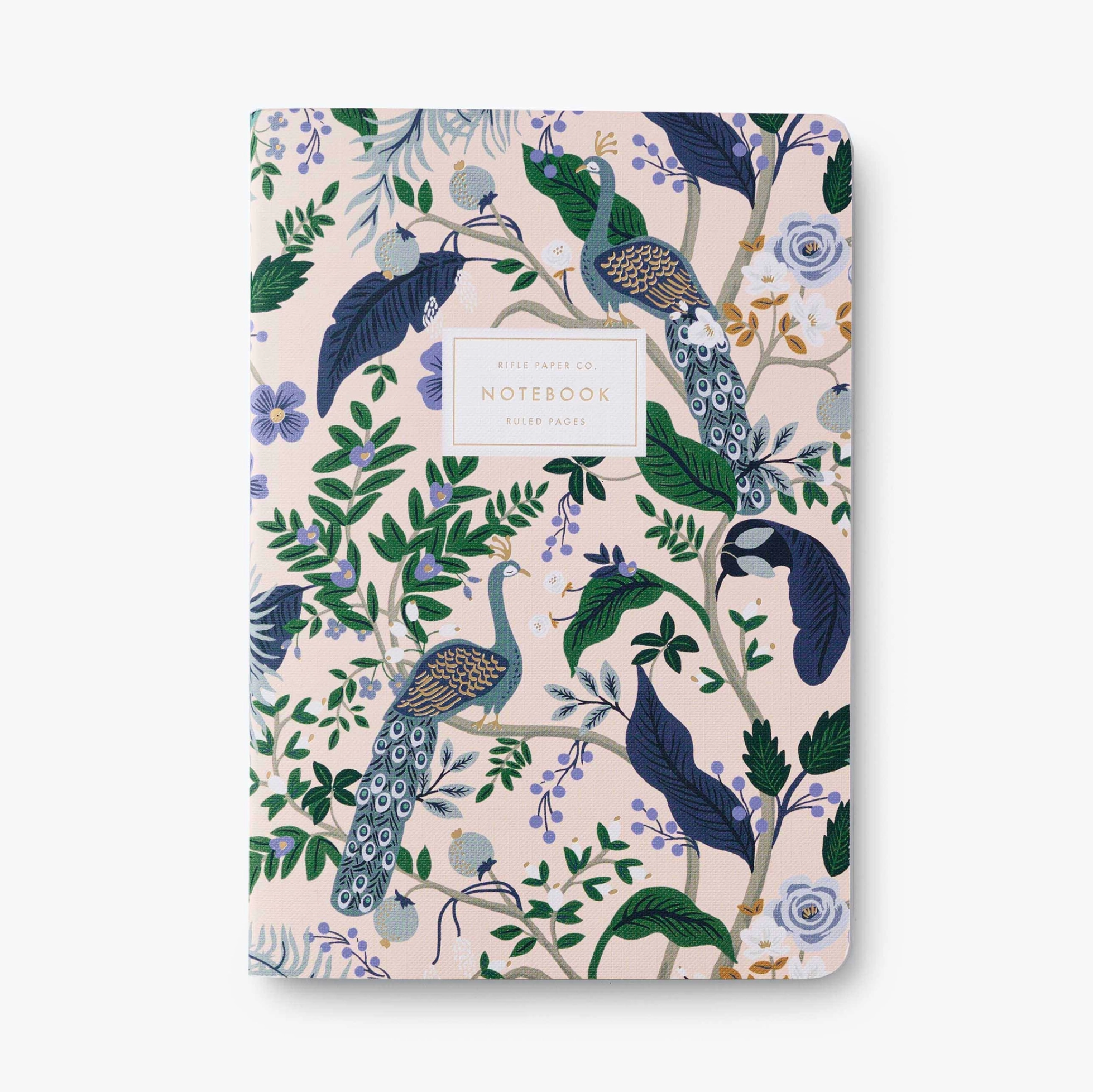 Assorted Set of 3 Peacock Notebooks
