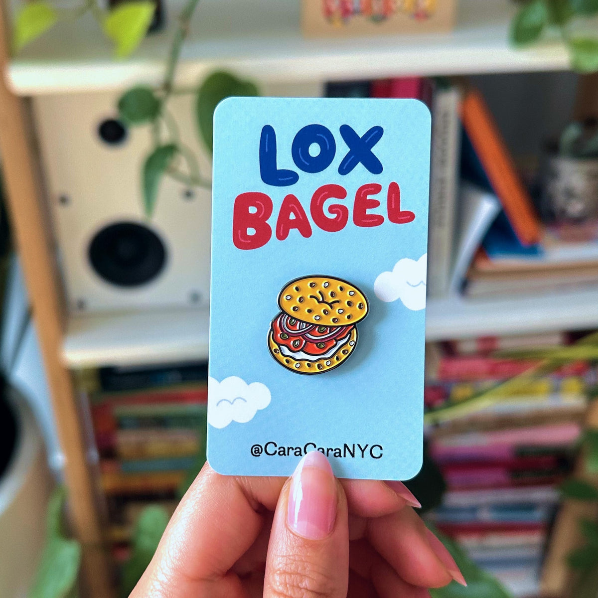 Lox Bagel 1" Enamel Pin