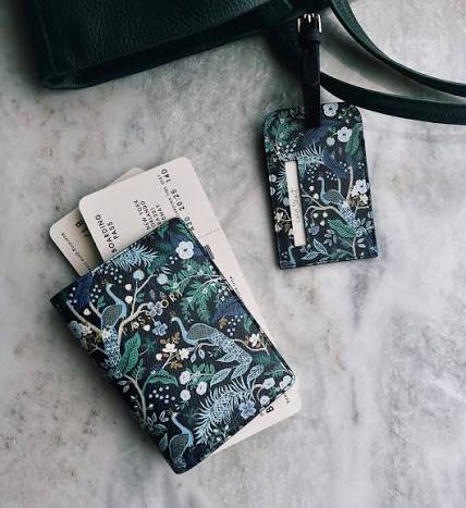 Peacock Passport Holder