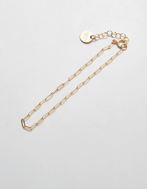 Gold Chain Link Bracelet