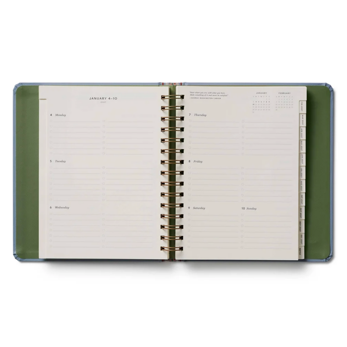 2027 Paisley 17-Month Academic Covered Spiral Planner
