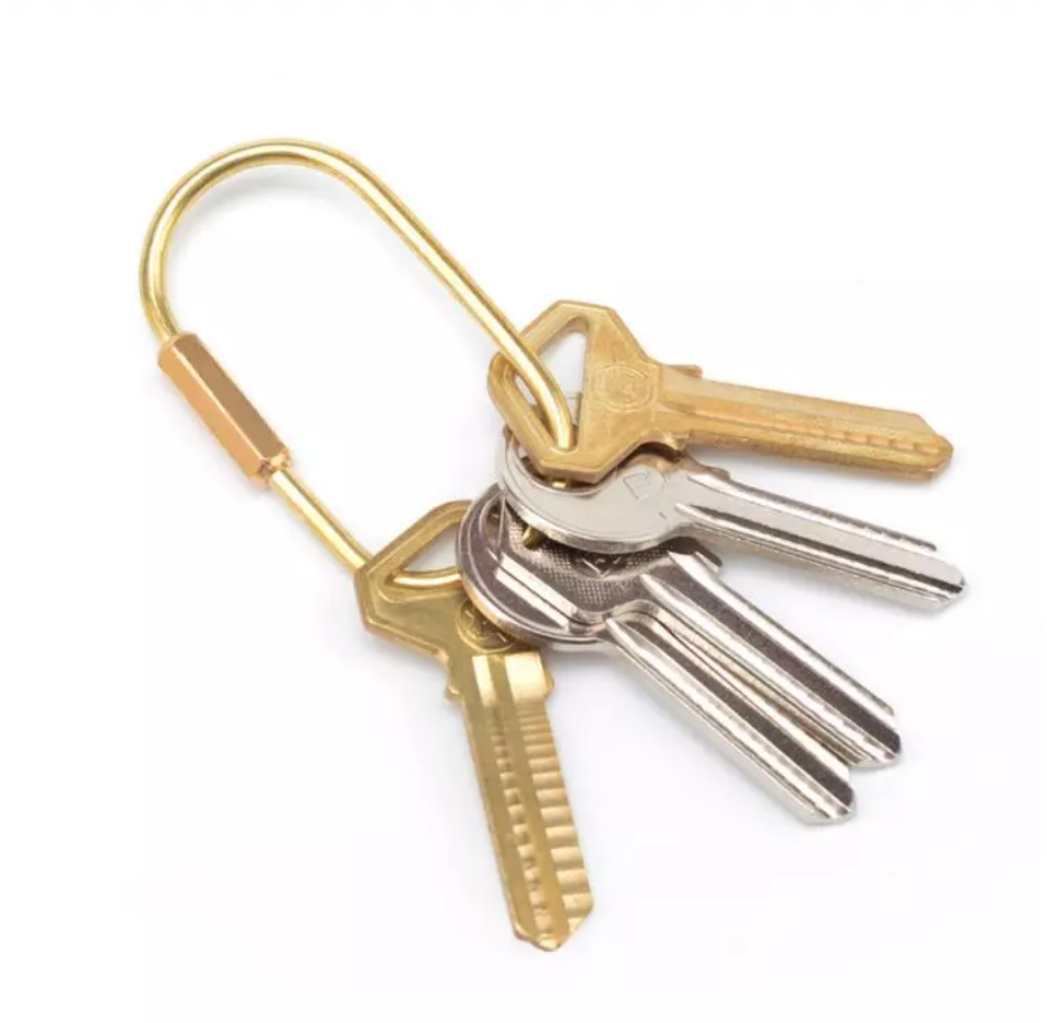 Brass Keyring