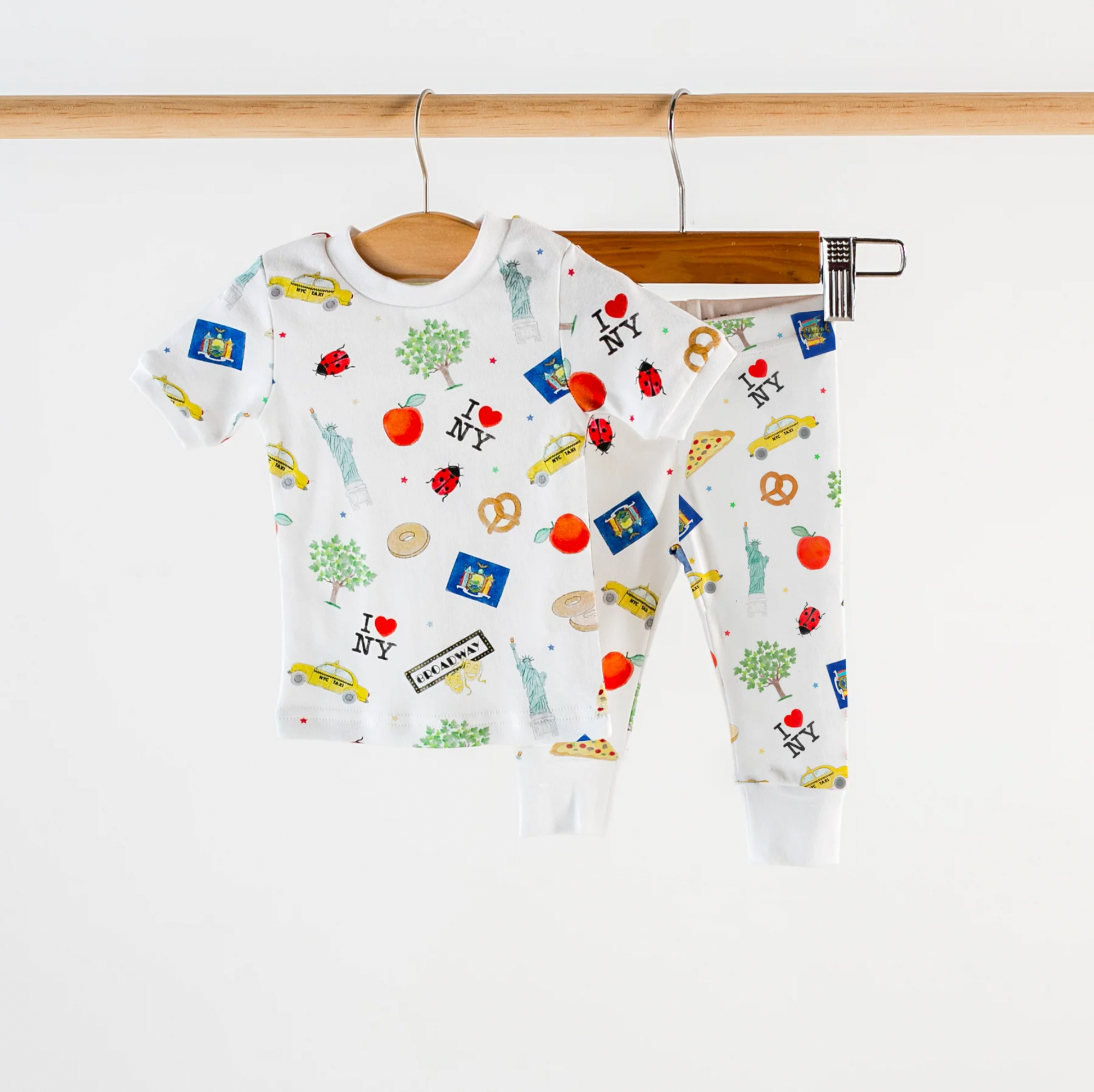 New York Kids Organic Cotton Pajama Set
