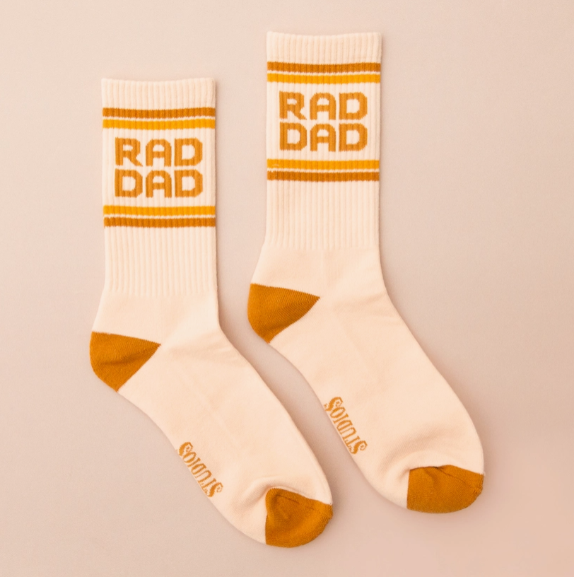 Rad Dad Ribbed Crew Socks