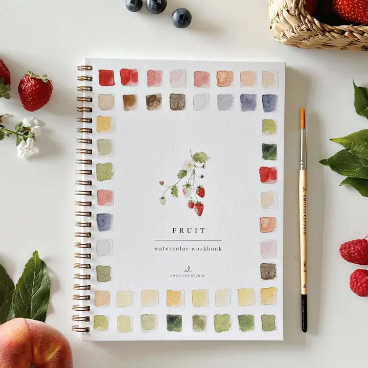 Fruit Watercolor Workbook - Stay Forever