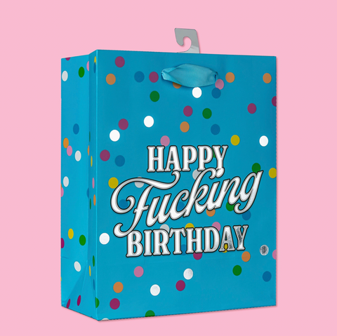 Happy Fucking Birthday Deluxe Gift Bag Medium