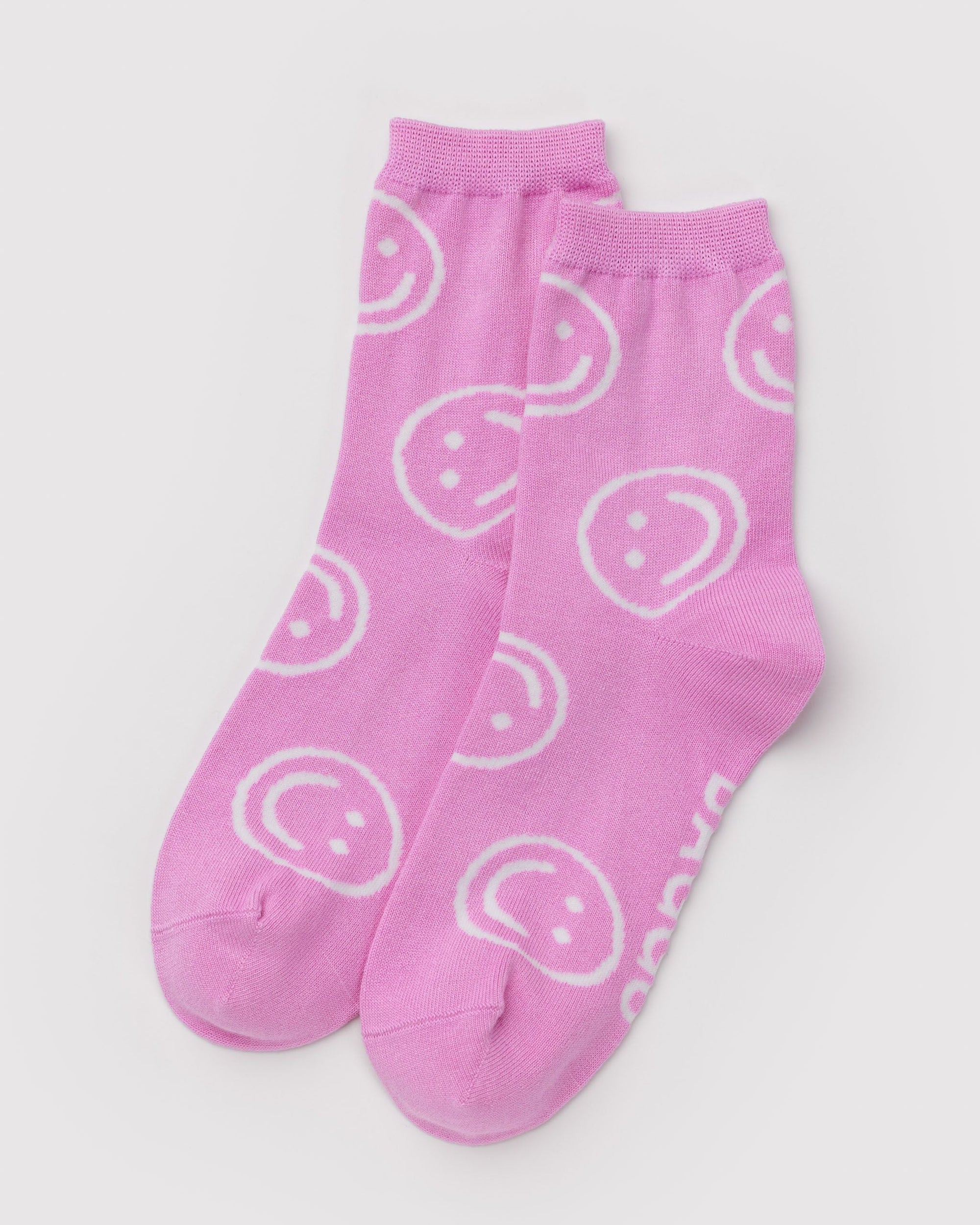 BagguCrew Sock - Pink Happy - Stay Forever