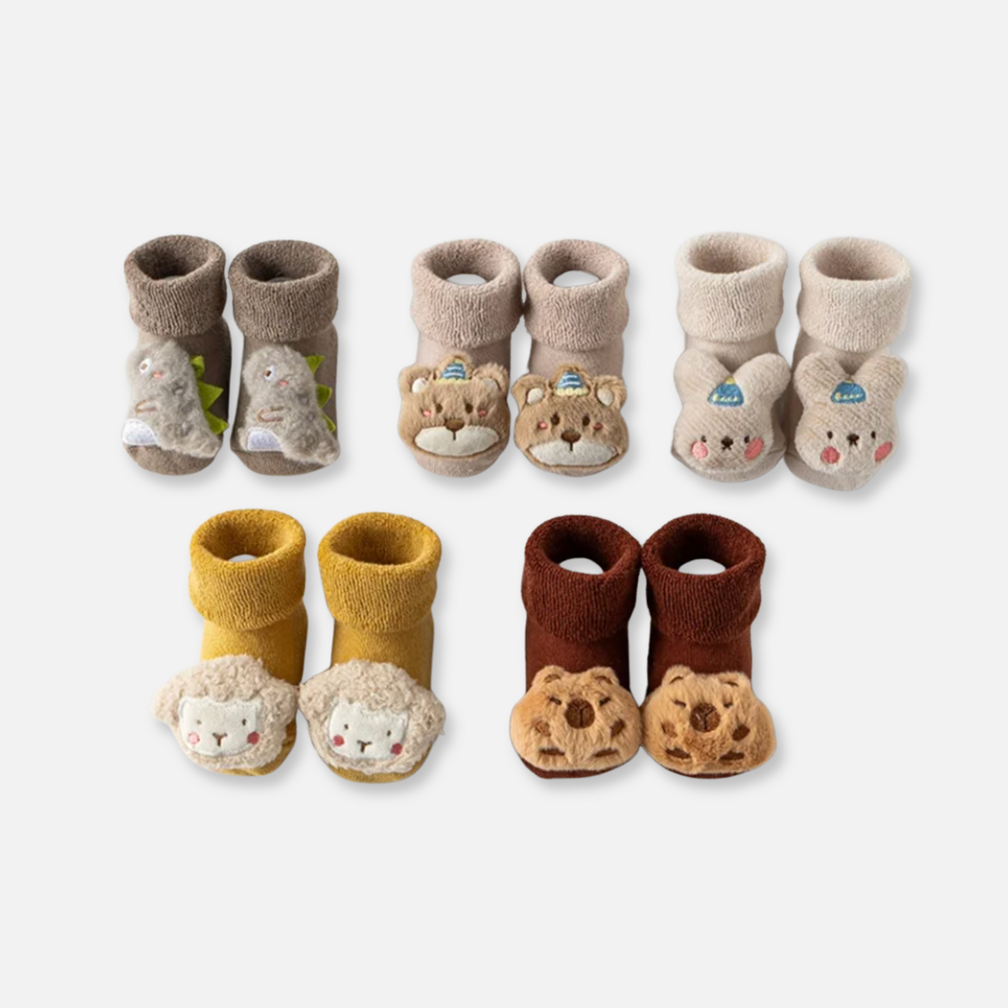 Infant Cozy Animal Friend Booties