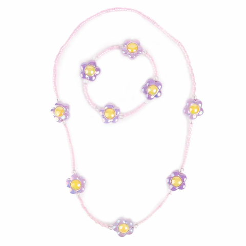 Crazy for Daisies Necklace & Bracelet Set