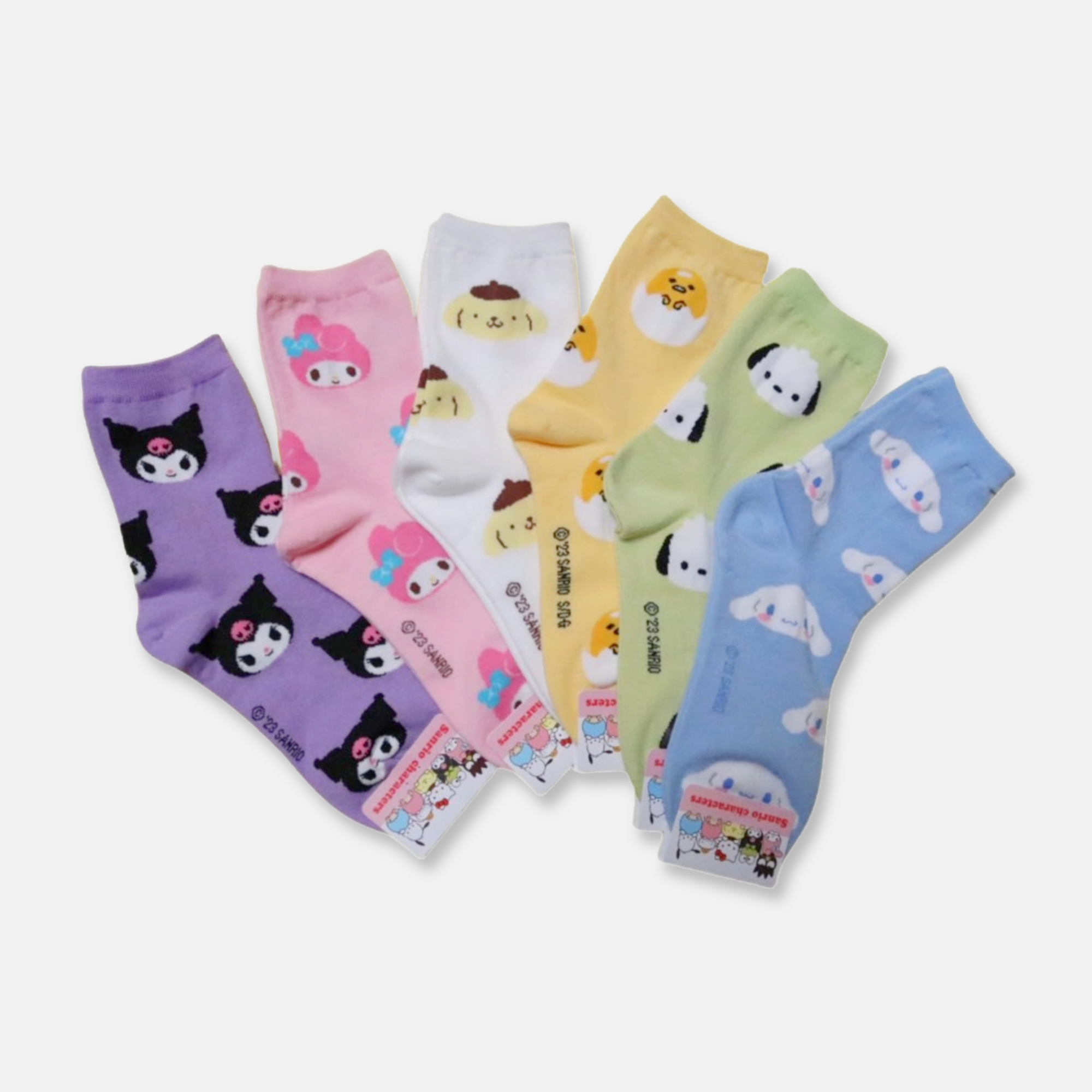 Sanrio Friends Women's Crew Socks