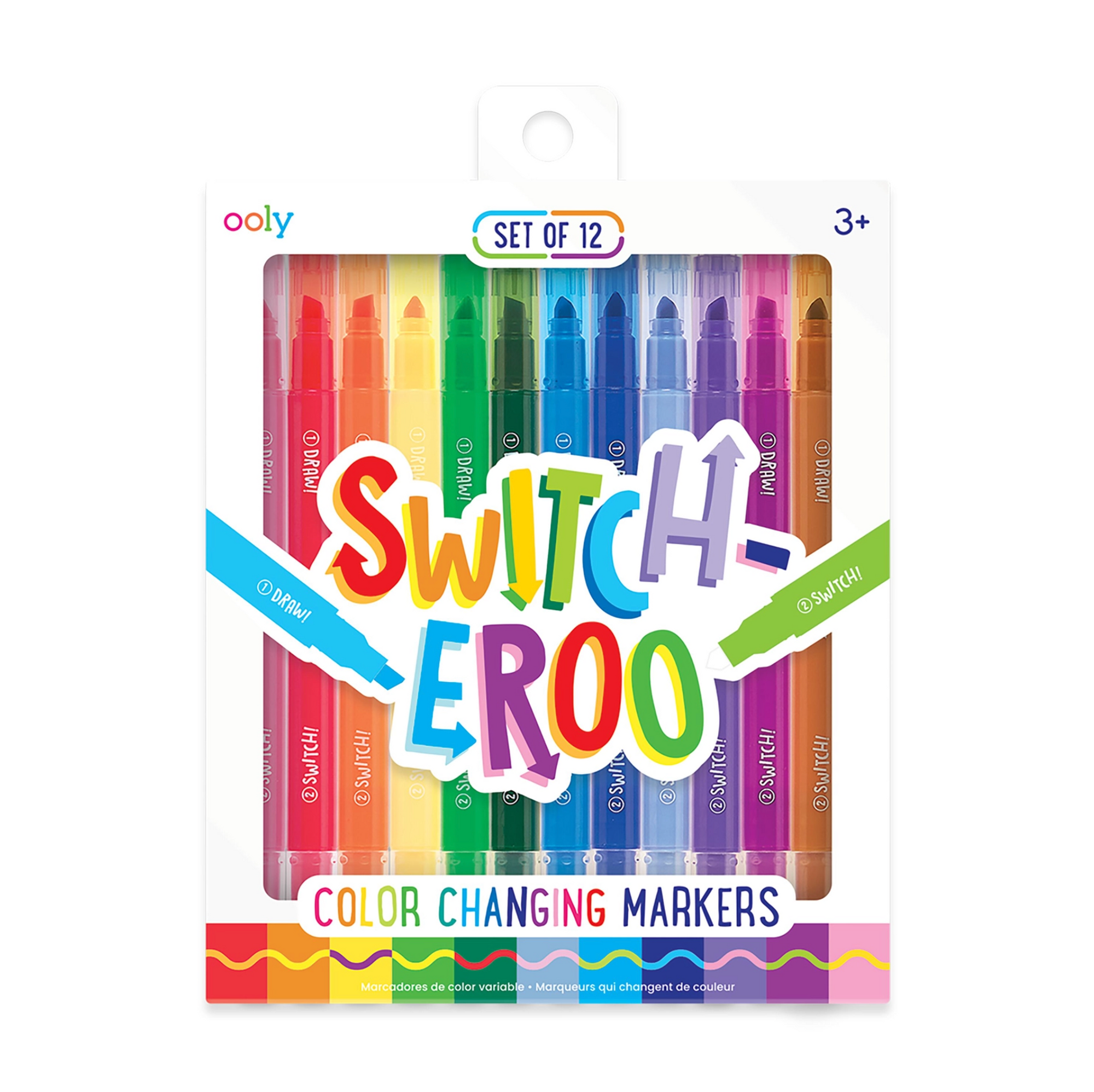 Switch-Eroo! Color-Changing Markers - Set of 12