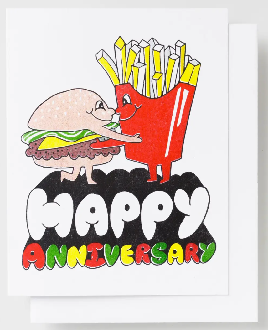 Happy Anniversary Risograph Card