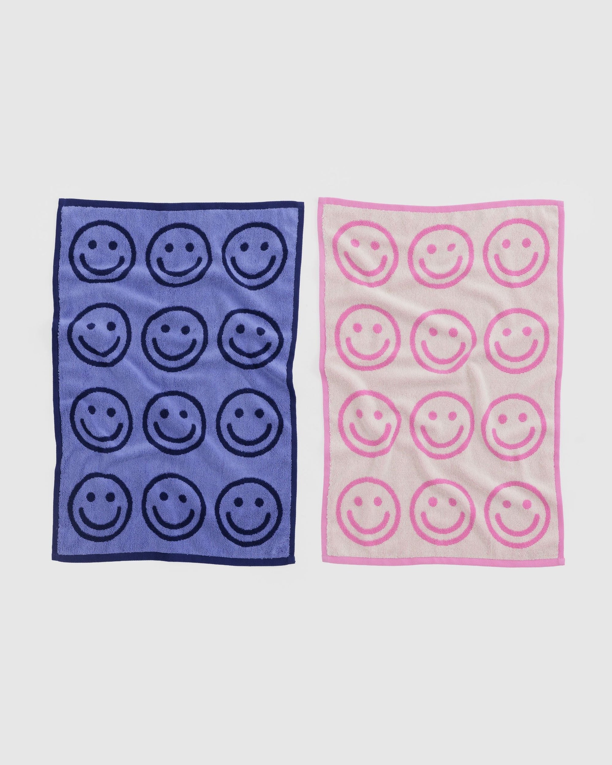Baggu Hand Towel Set of 2 - Happy Pink Blue - Stay Forever