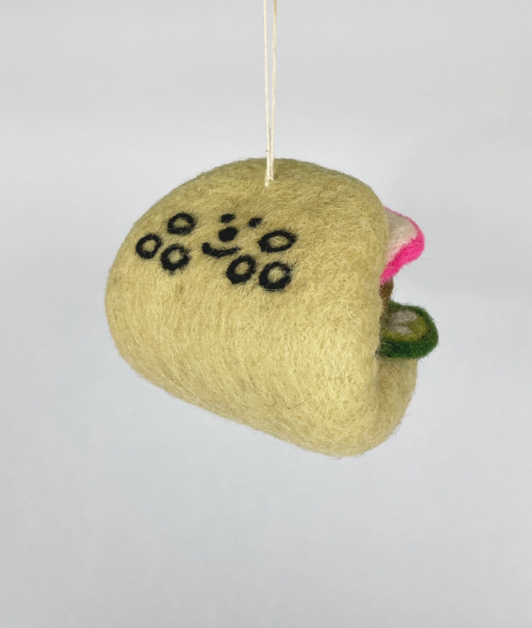 Bao Bun Hanging Felt Ornament