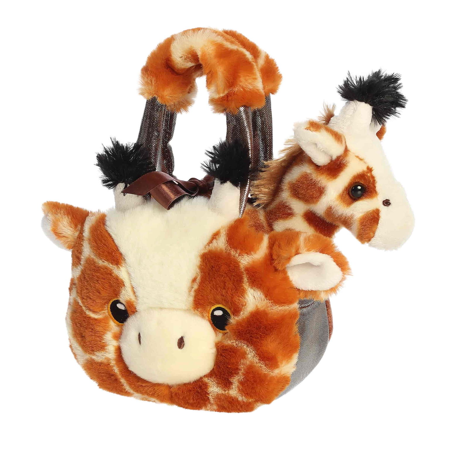 8" Fancy Pals Fuzzy Face Giraffe