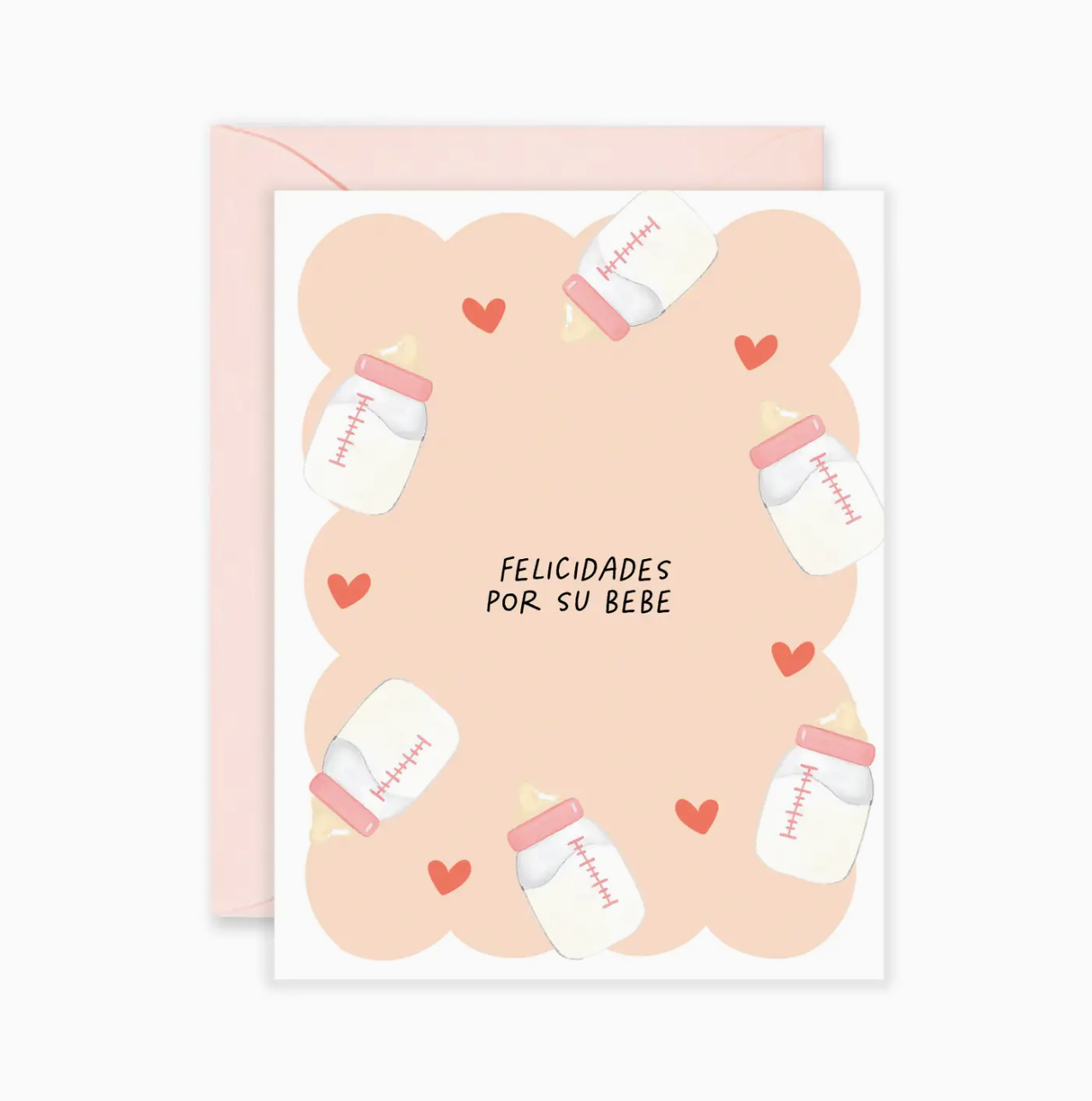 Felicidades Por Su Bebe Greeting Card | New Baby Card