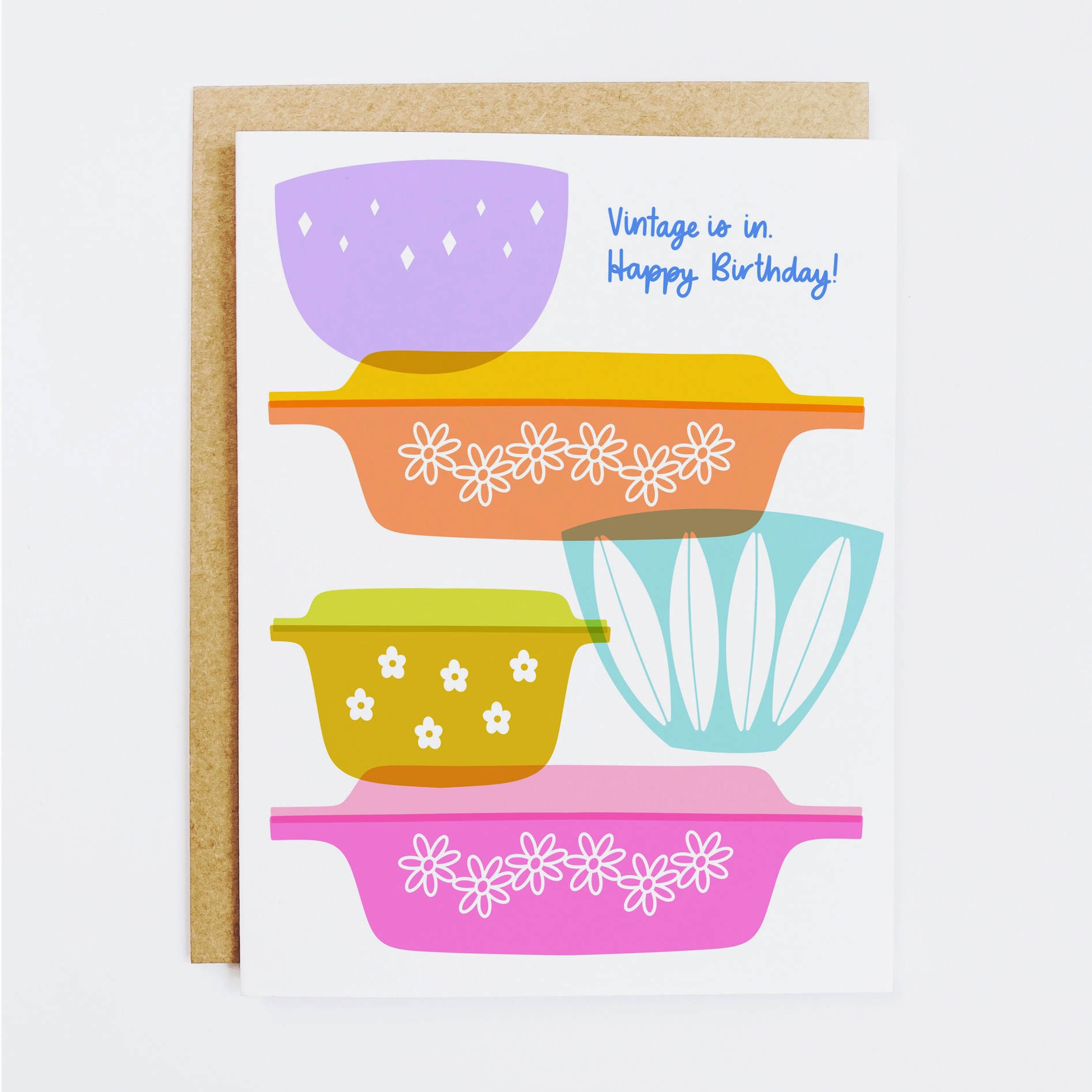 Vintage Is in Birthday Card