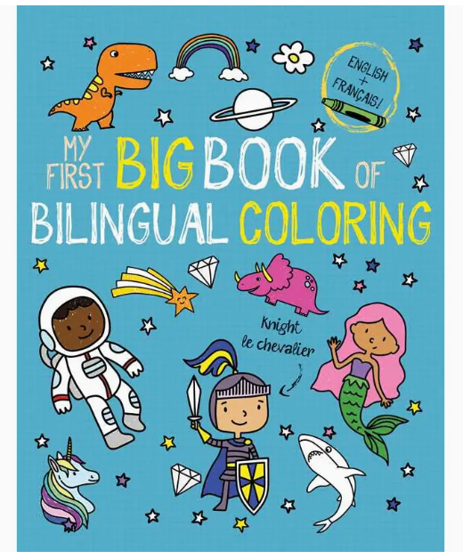 My First Big Book of Bilingual Coloring French