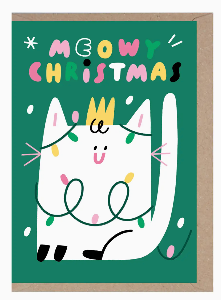 Meowy Christmas Card