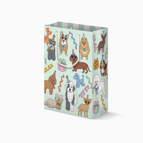 Birthday Dogs Gift Bag Large