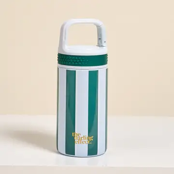 6 oz Lil' Bitty Bottle Sicily Stripes Teal