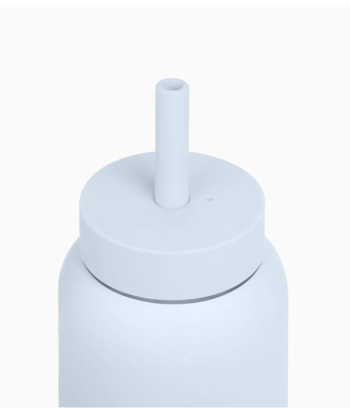 Mini Bottle Lounge Straw Cap | Glacier