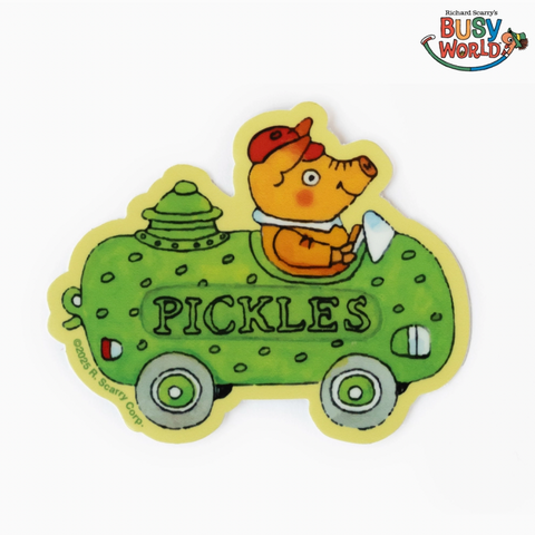 Richard Scarry® - Pickle Car Sticker