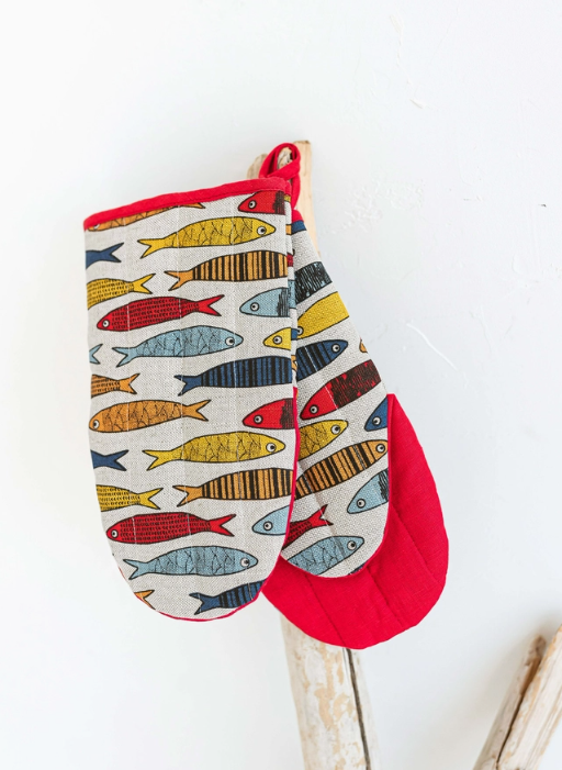 Linen Oven Mini Mitt