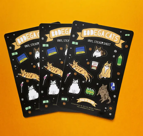 New York City Bodega Cat Sticker Sheet