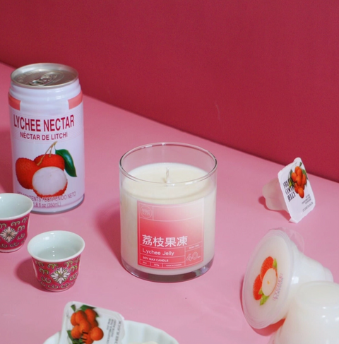 Lychee Coconut Jelly Candle